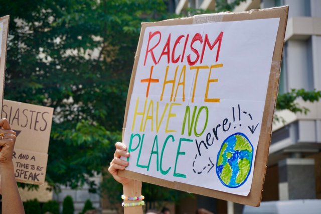 Protest signs at a march in Washington DC. 📷  Jaclyn Yost